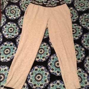 Victoria Secret Victoria Sport Logo Fleece Joggers